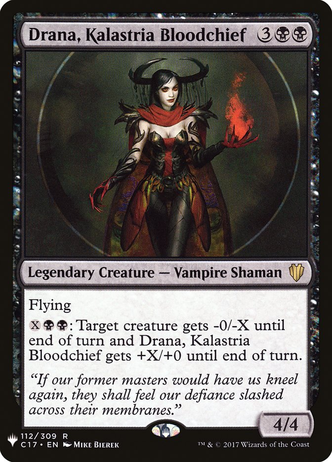 Drana, Kalastria Bloodchief plst C17-112