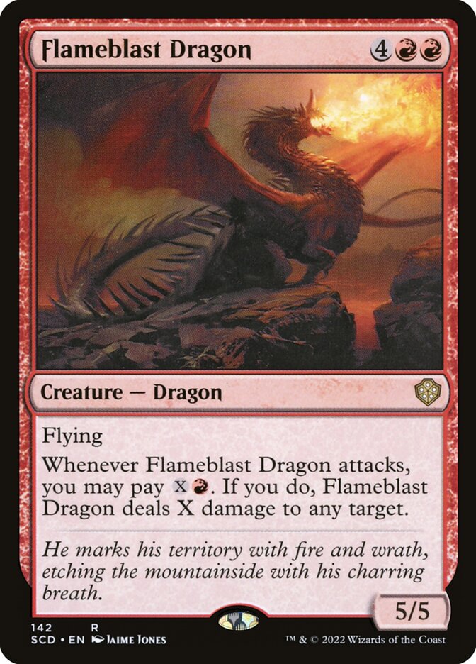 Flameblast Dragon scd 142