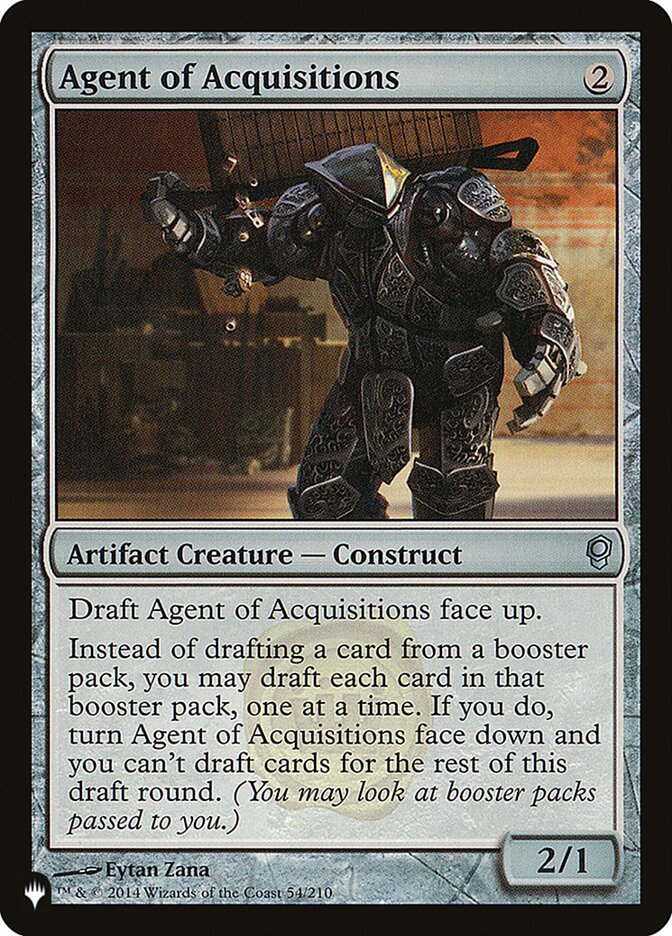 Agent of Acquisitions plst CNS-54