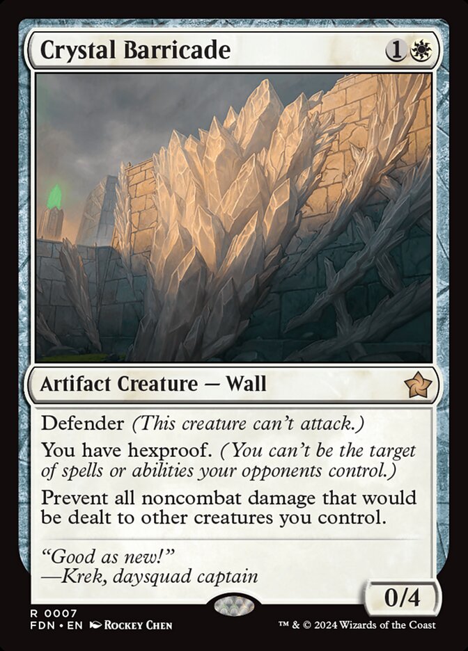 Crystal Barricade fdn 7
