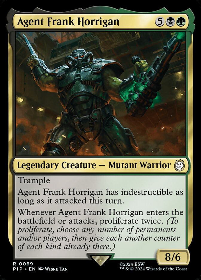 Agent Frank Horrigan pip 89