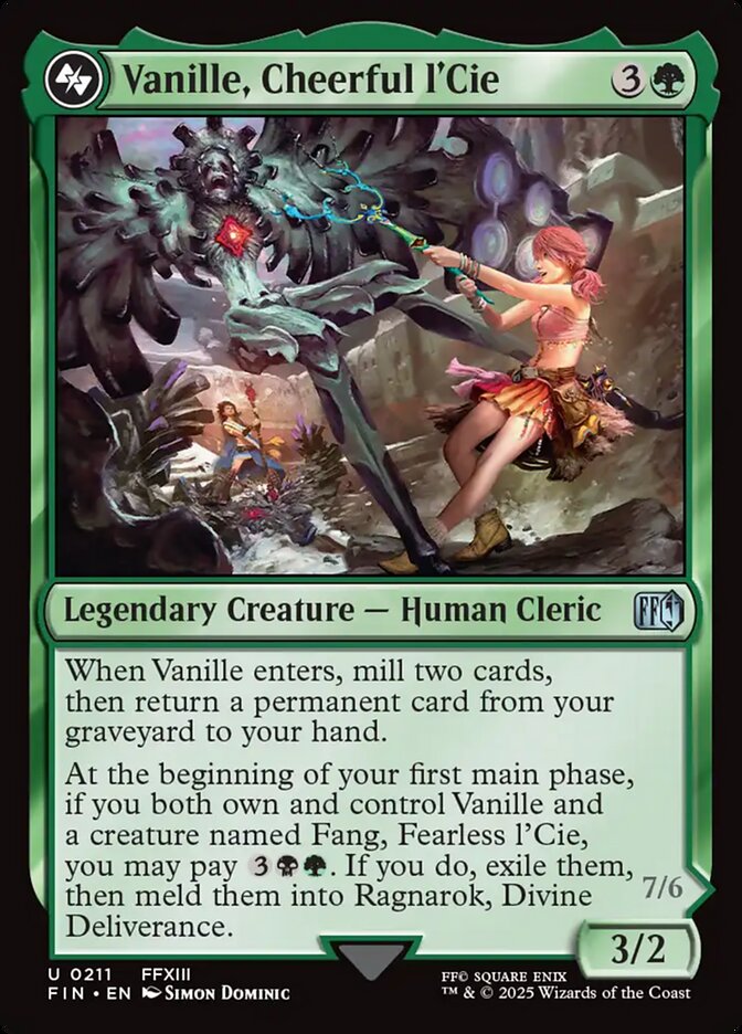 Vanille, Cheerful l'Cie fin 211