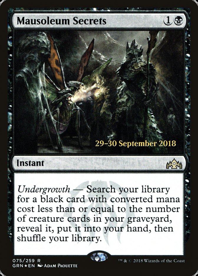 Mausoleum Secrets pgrn 75s