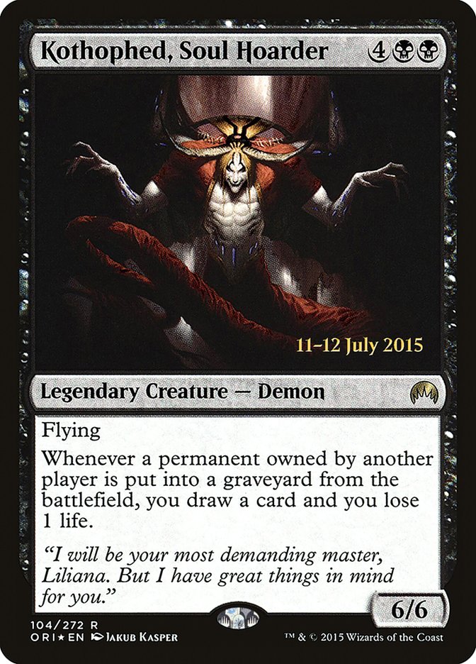 Kothophed, Soul Hoarder pori 104s