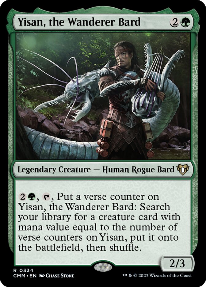 Yisan, the Wanderer Bard cmm 334