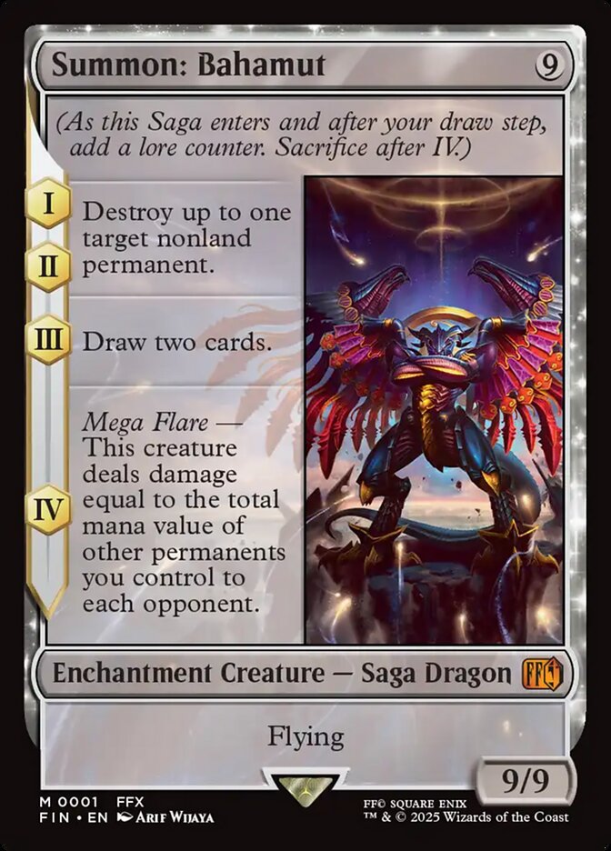 Summon: Bahamut fin 1
