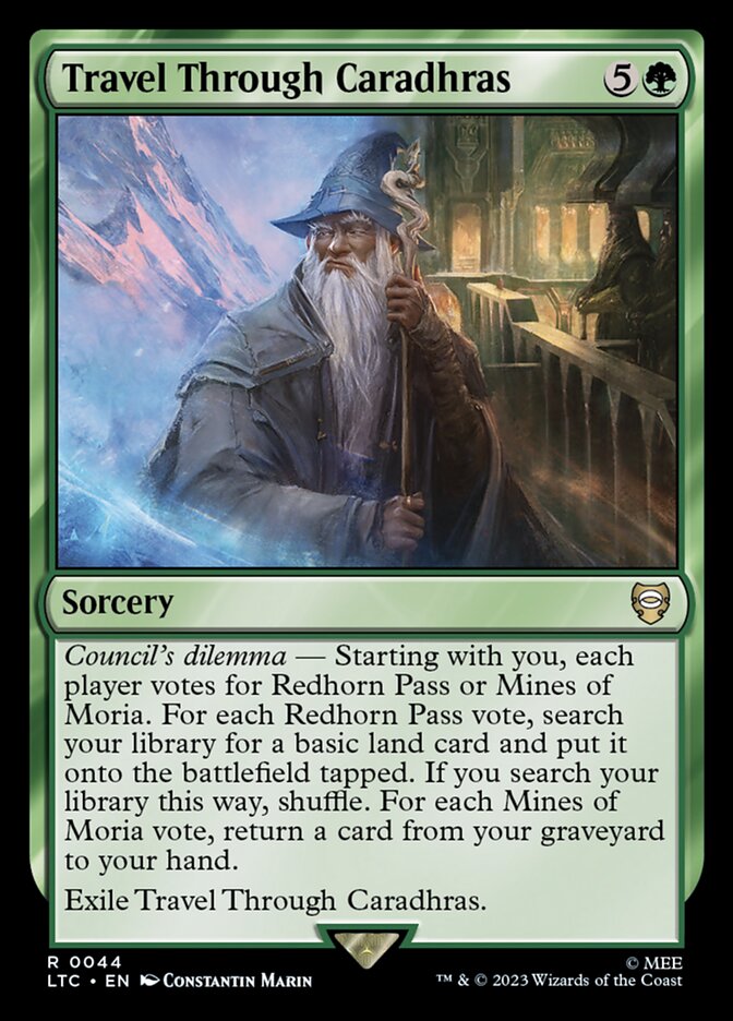 Travel Through Caradhras ltc 44