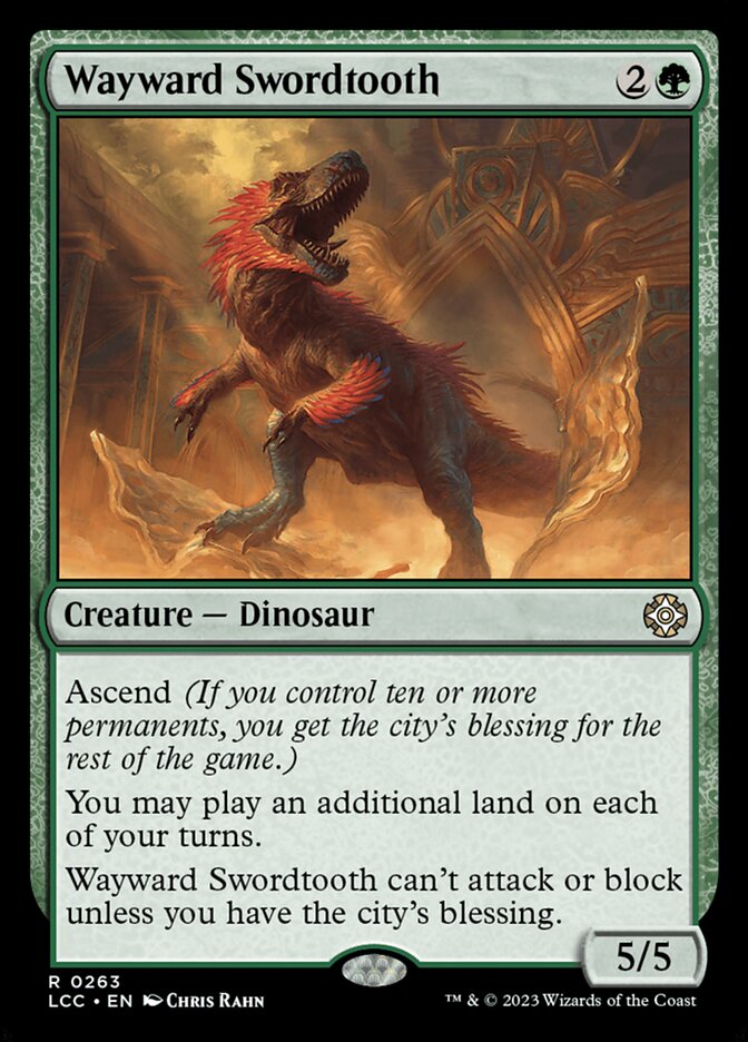 Wayward Swordtooth lcc 263