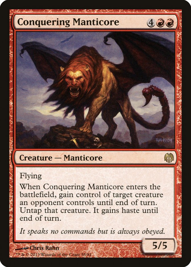 Conquering Manticore ddl 55