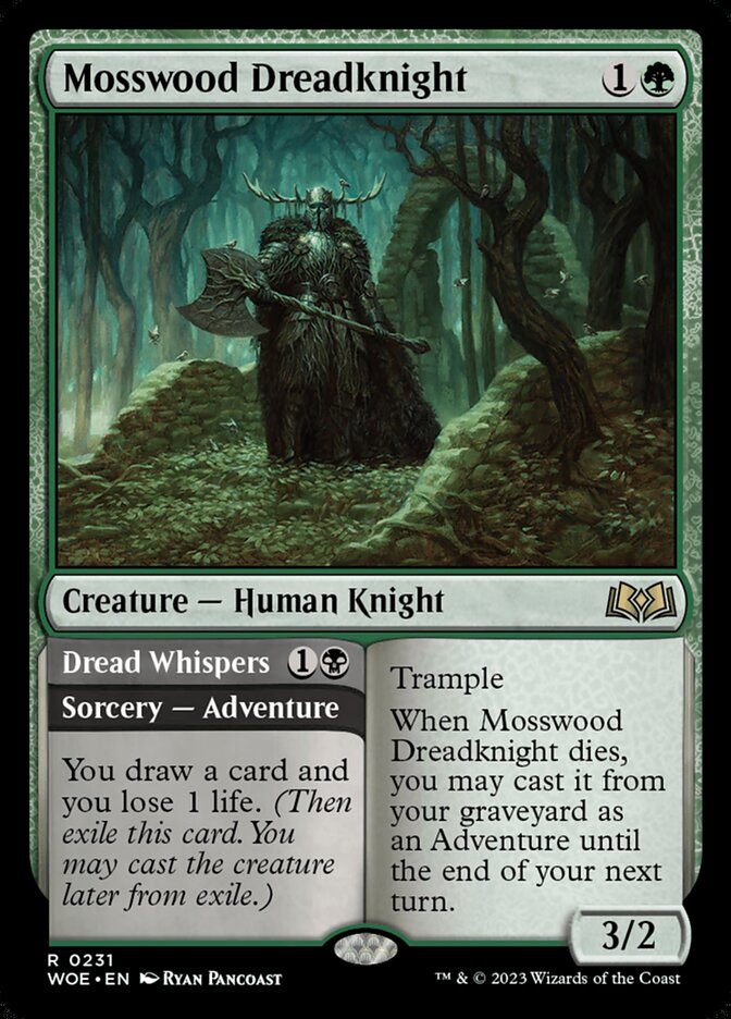 Mosswood Dreadknight // Dread Whispers woe 231