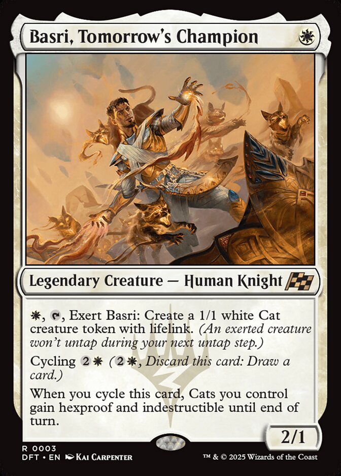 Basri, Tomorrow's Champion dft 3