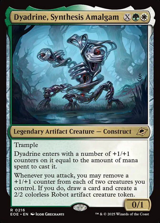 Dyadrine, Synthesis Amalgam eoe 216