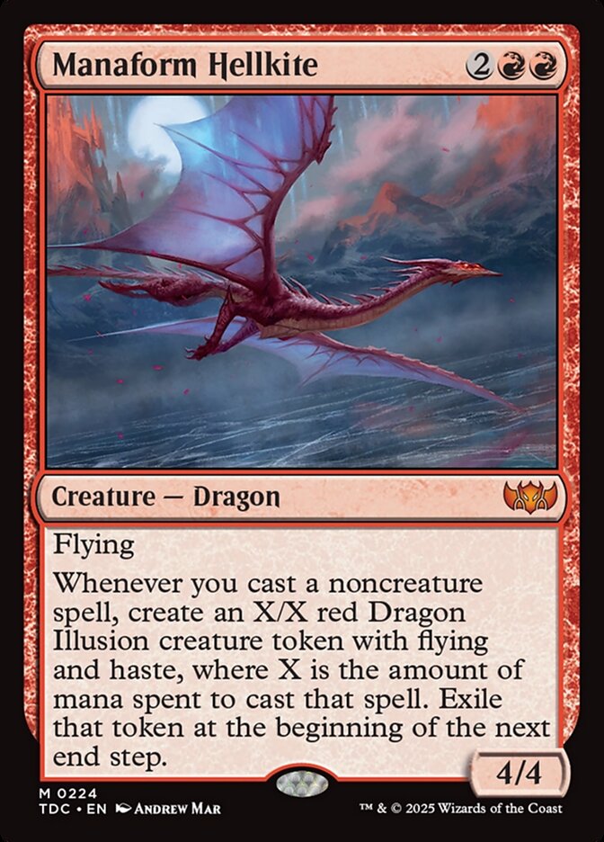 Manaform Hellkite tdc 224