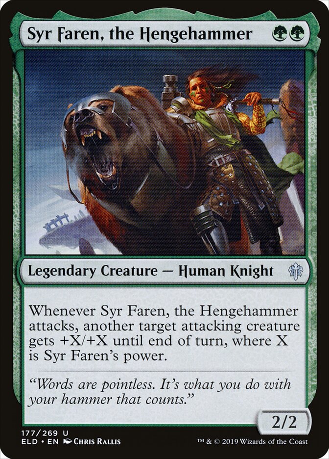 Syr Faren, the Hengehammer eld 177