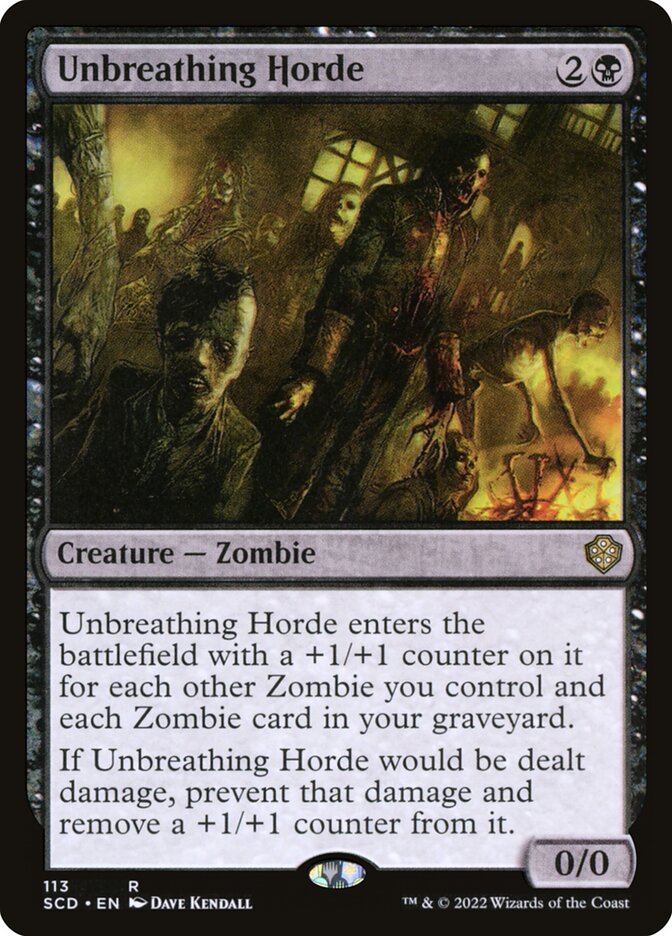 Unbreathing Horde scd 113