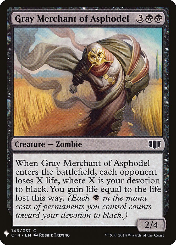 Gray Merchant of Asphodel plst C14-146