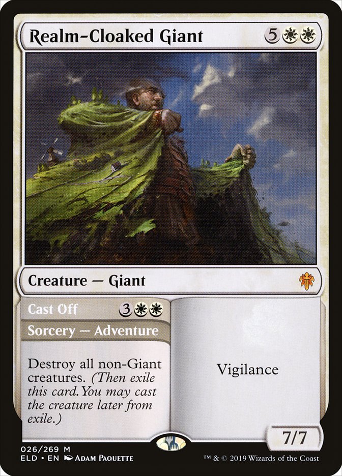 Realm-Cloaked Giant // Cast Off eld 26