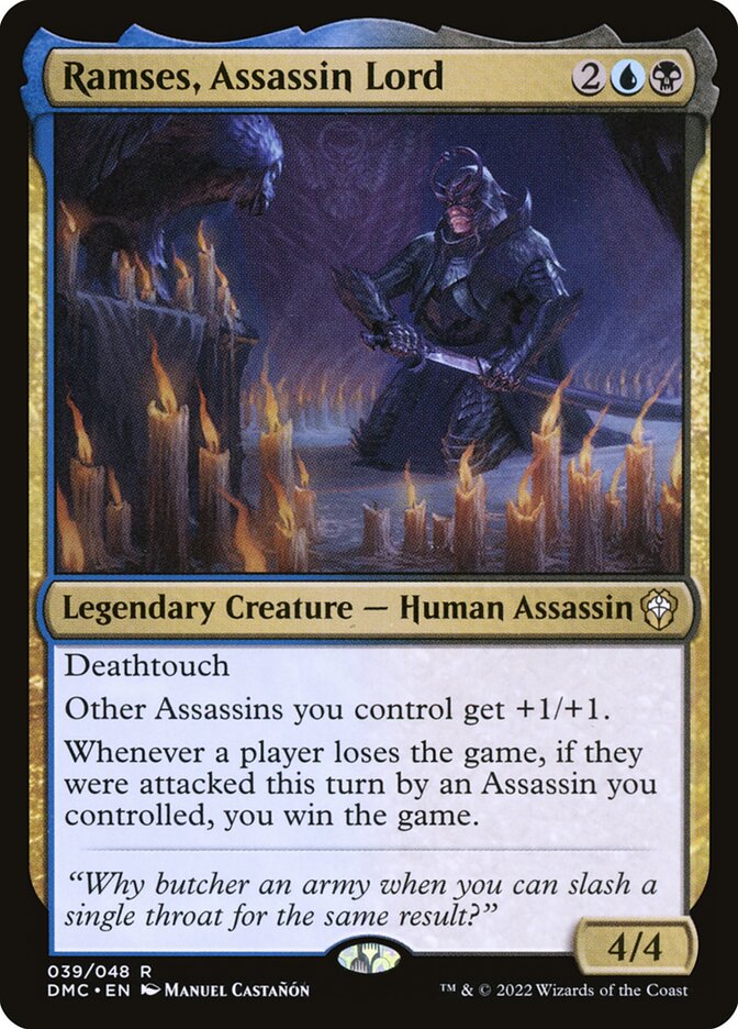 Ramses, Assassin Lord dmc 39