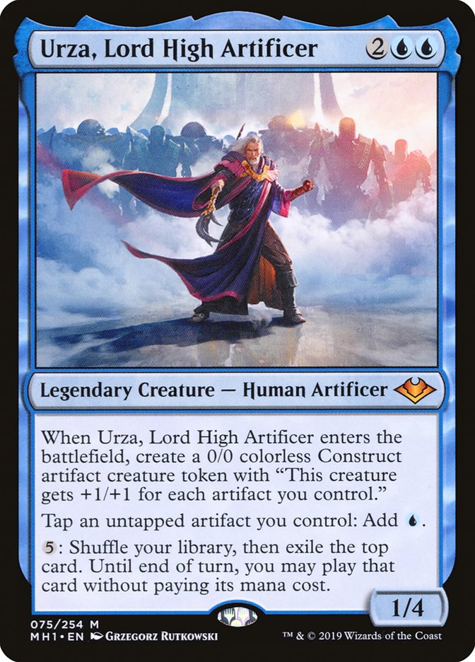 Urza, Lord High Artificer mh1 75