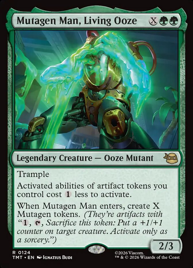 Mutagen Man, Living Ooze tmt 124