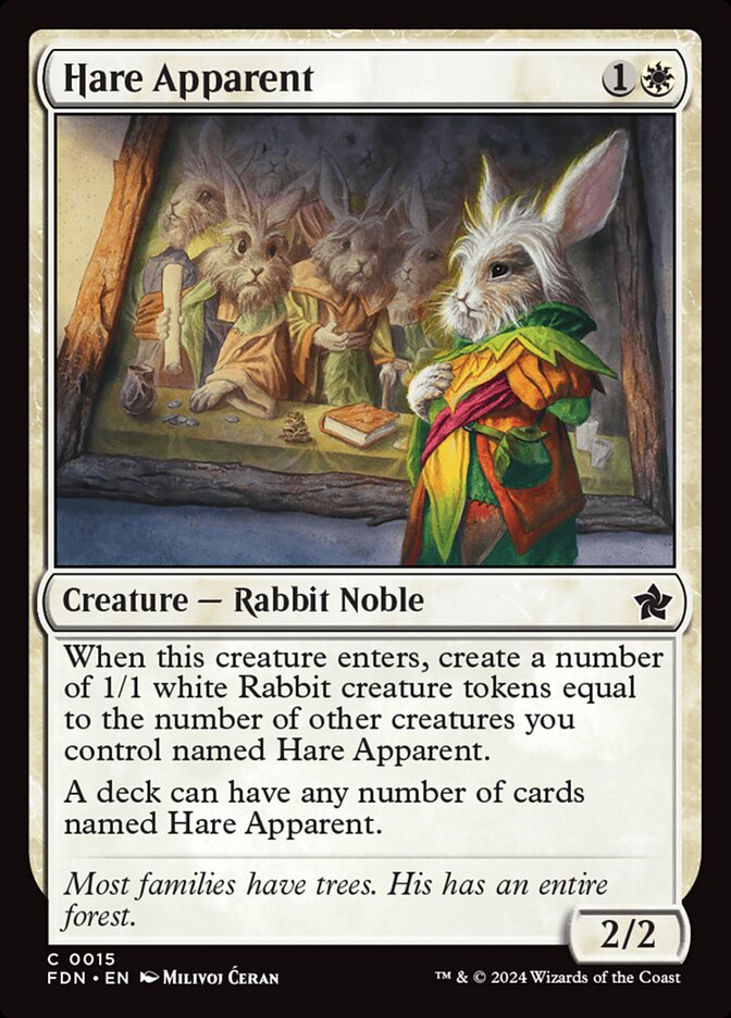 Hare Apparent fdn 15
