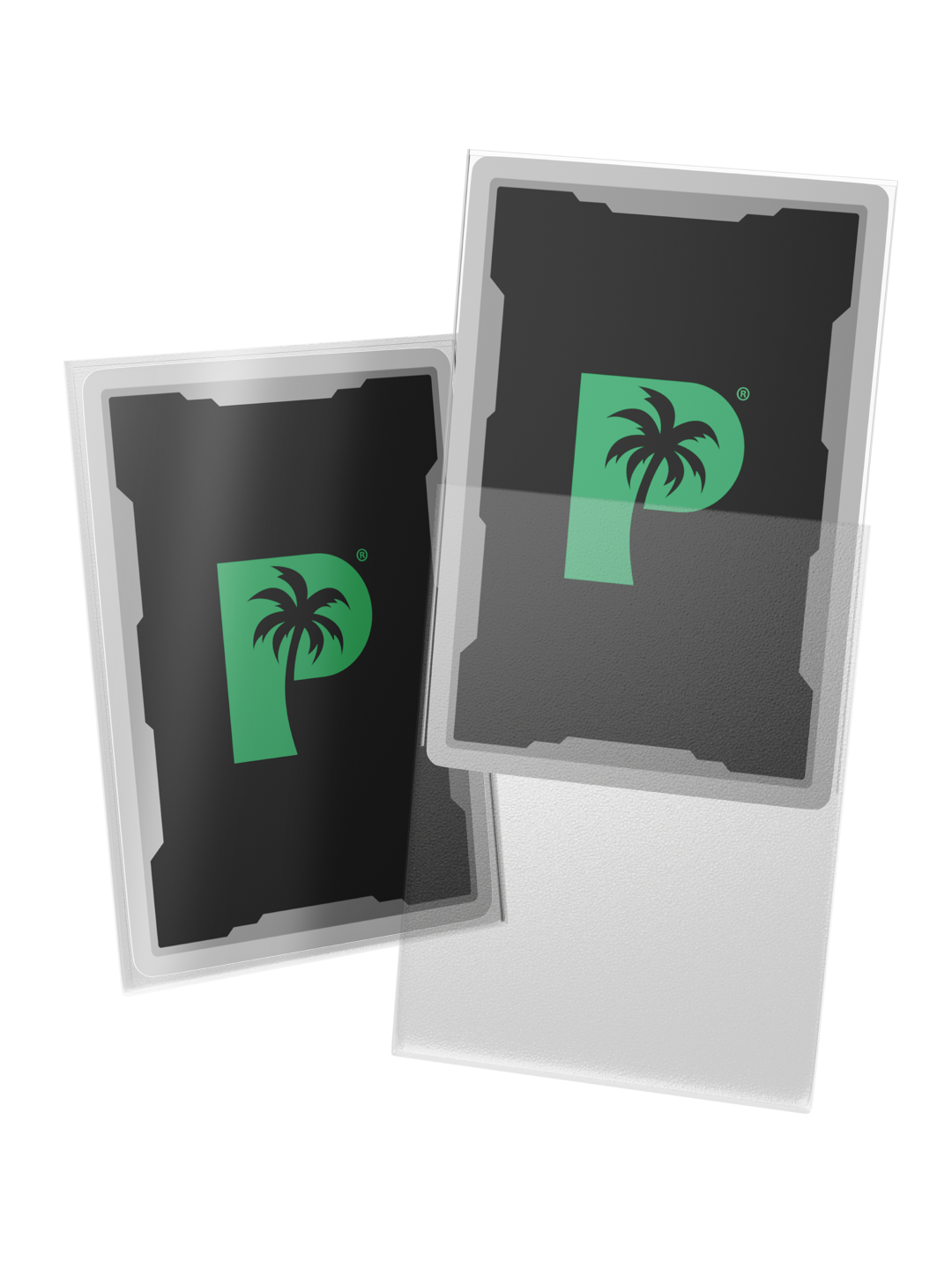 Palms Off - Blackout Deck Sleeves - Standard Size - Clear