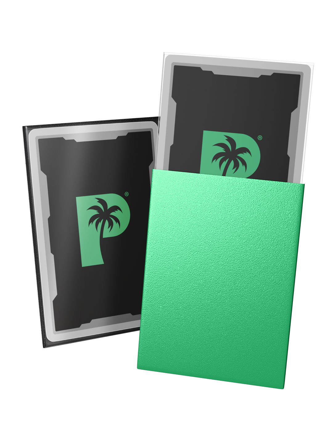 Palms Off - Blackout Deck Sleeves - Standard Size - Jade