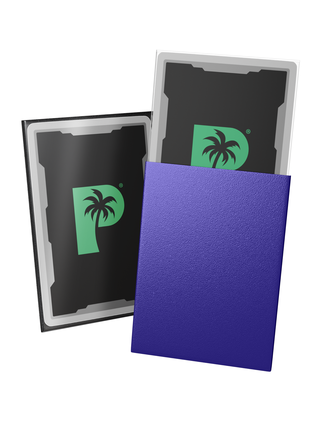 Palms Off - Blackout Deck Sleeves - Standard Size - Purple