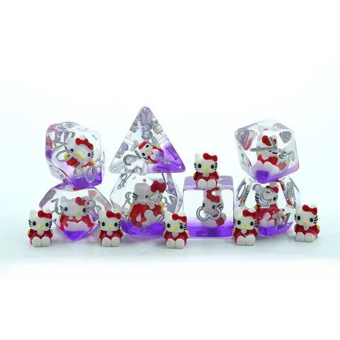 Cat Resin Dice Set