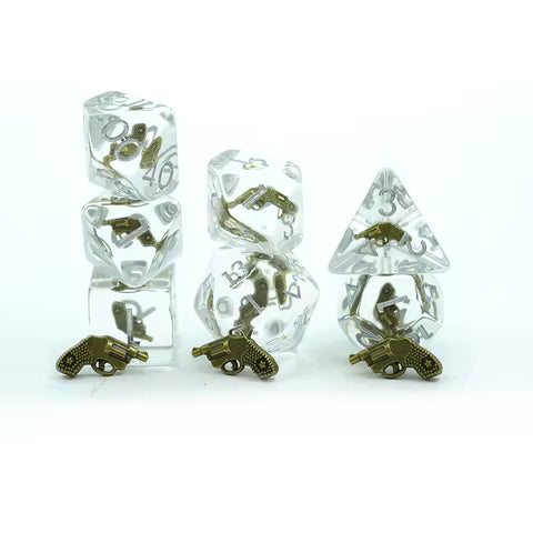 Gun Resin Dice Set