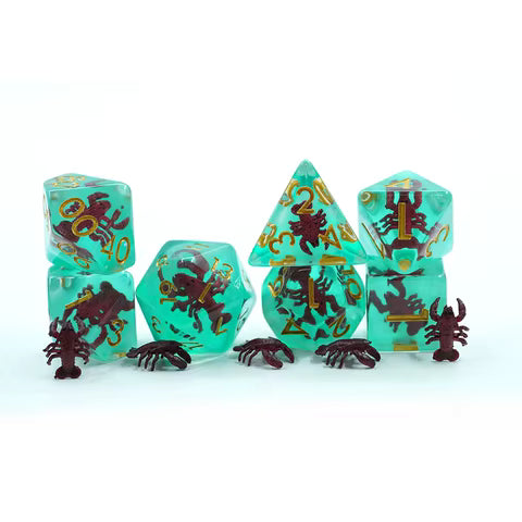 Lobster Resin Dice Set