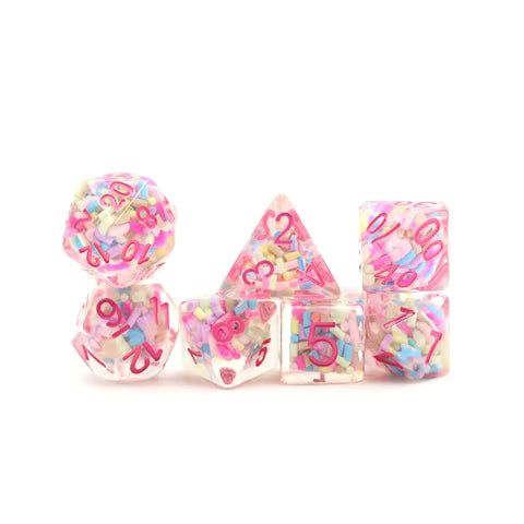 Sprinkle Resin Dice Set