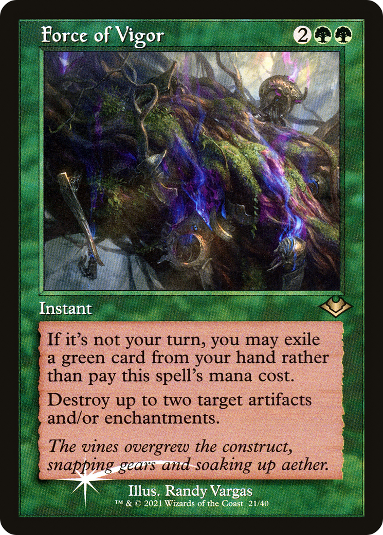 vigor mtg card Force of Vigor - MTG Single Card