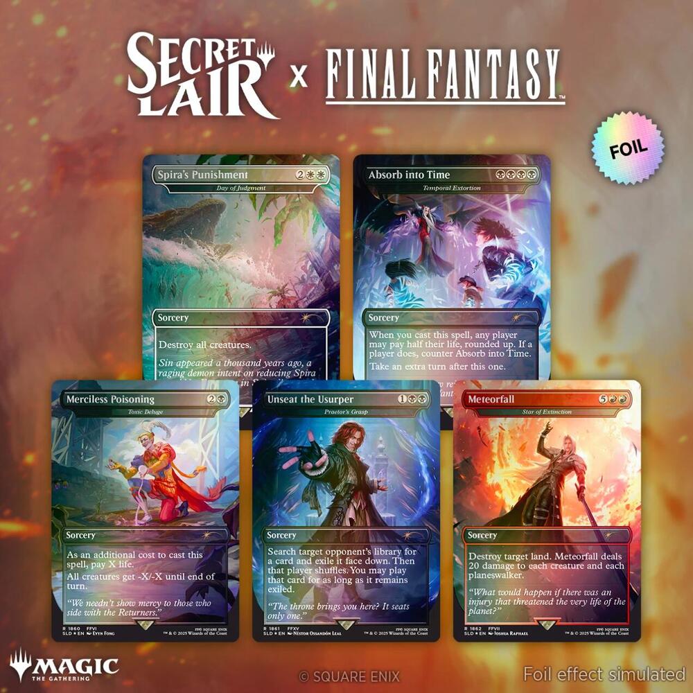 Secret Lair x FINAL FANTASY: Game Over - Rainbow Foil Edition (EN)