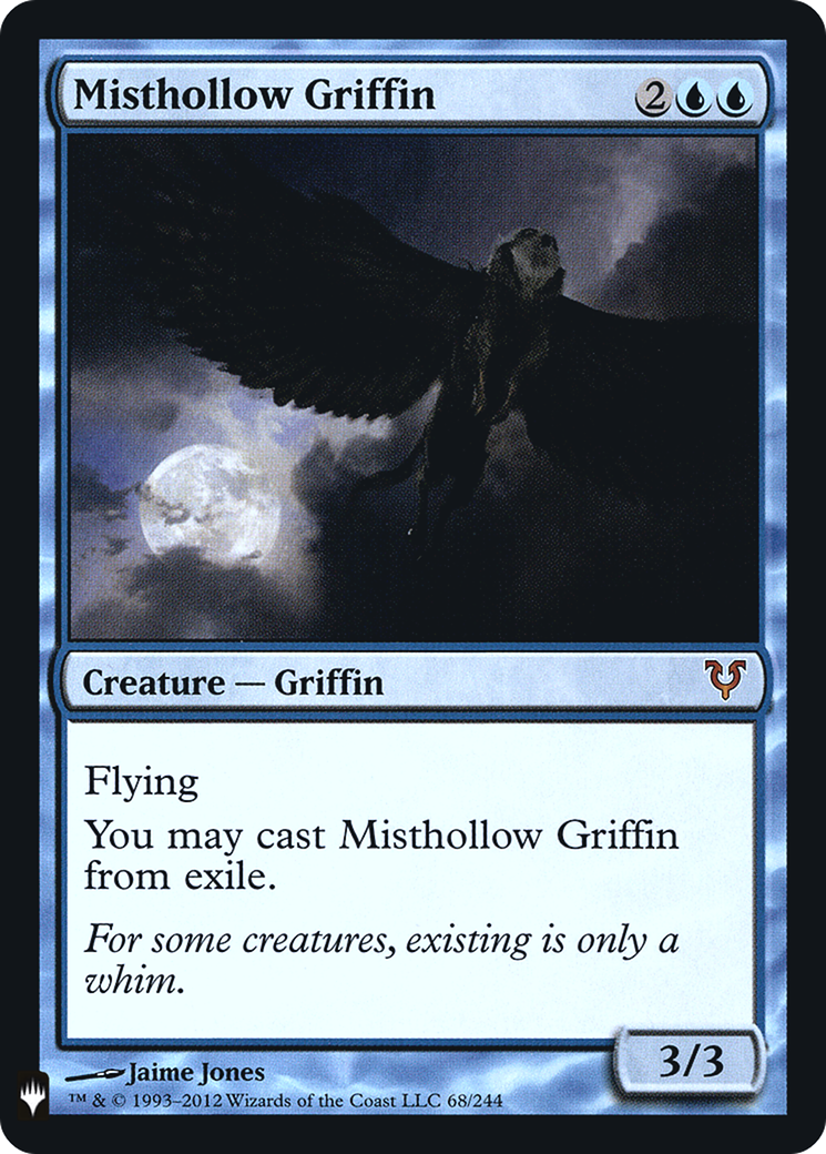 mtg griffin cards Misthollow Griffin - MTG Single Card
