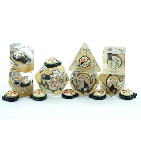 Pizza Resin Dice Set