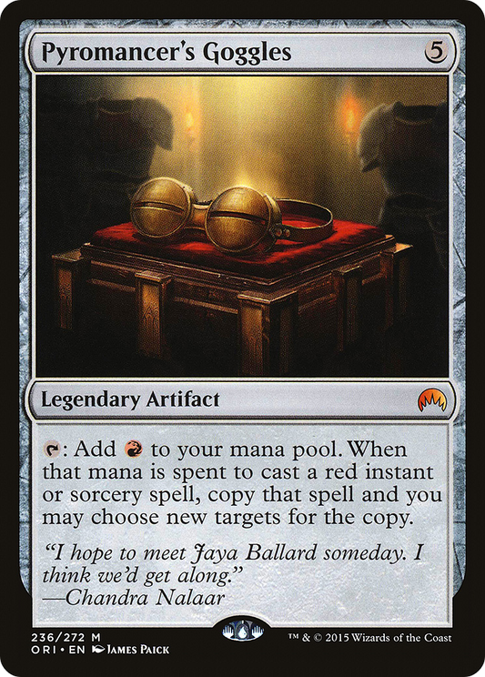 Pyromancer's goggles