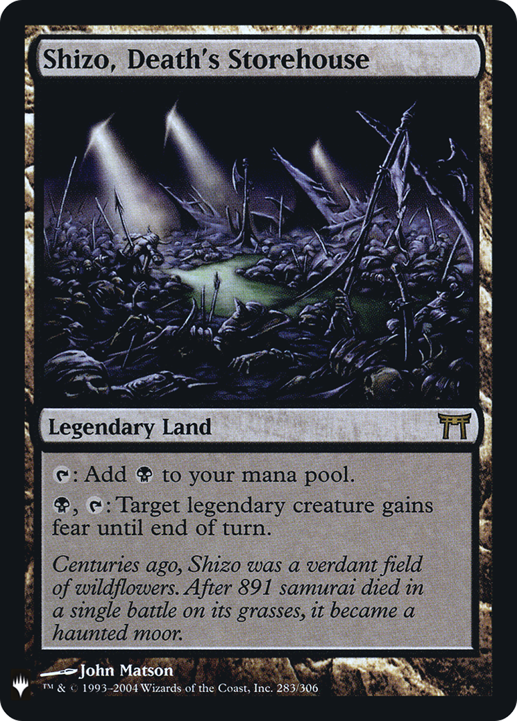 Shizo, Deaths Storehouse