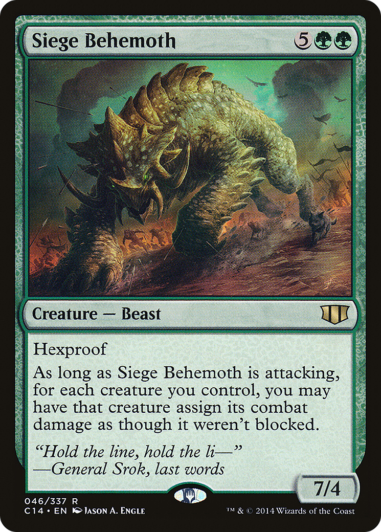 mtg siege cards Siege Behemoth Single MTG Card – Moon MTG