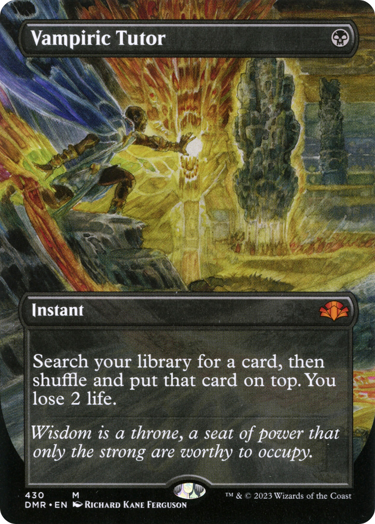 tutor mtg cards Vampiric Tutor - MTG Single Card