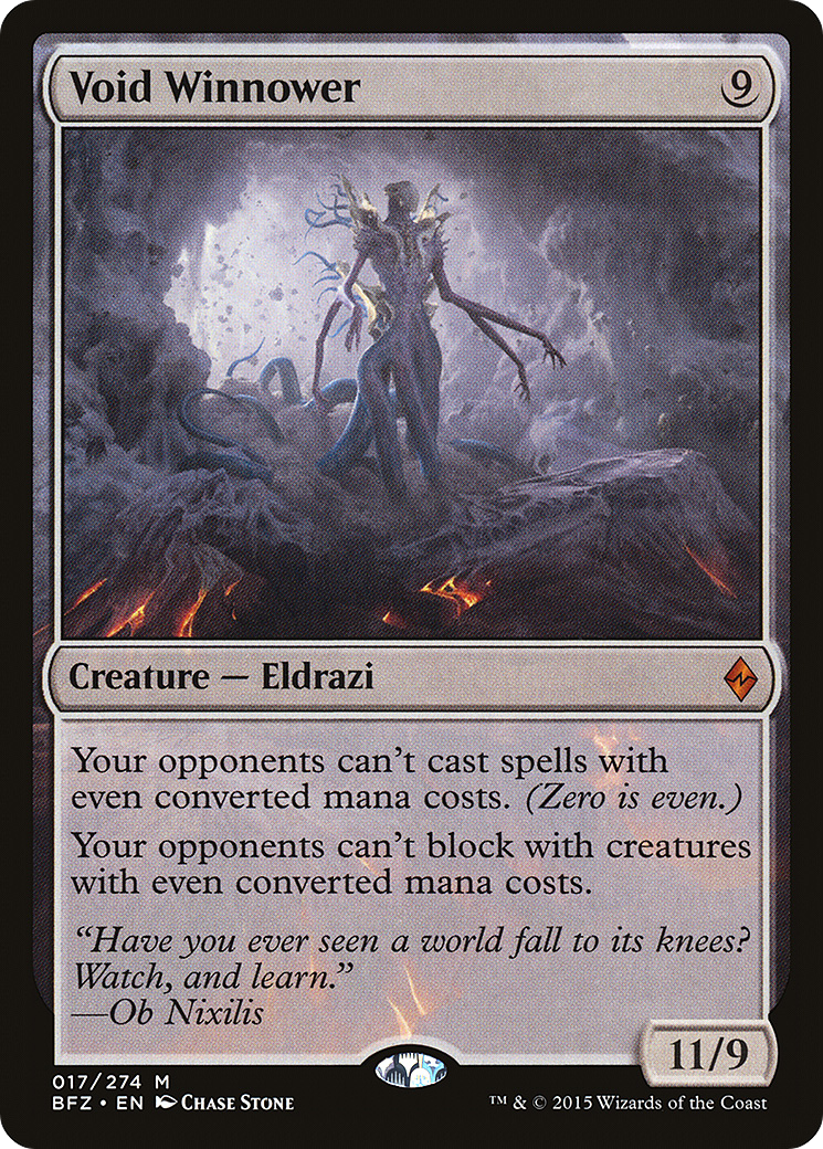 Void Winnower Single MTG Card Moon MTG Void Winnower Single MTG Card Moon MTG