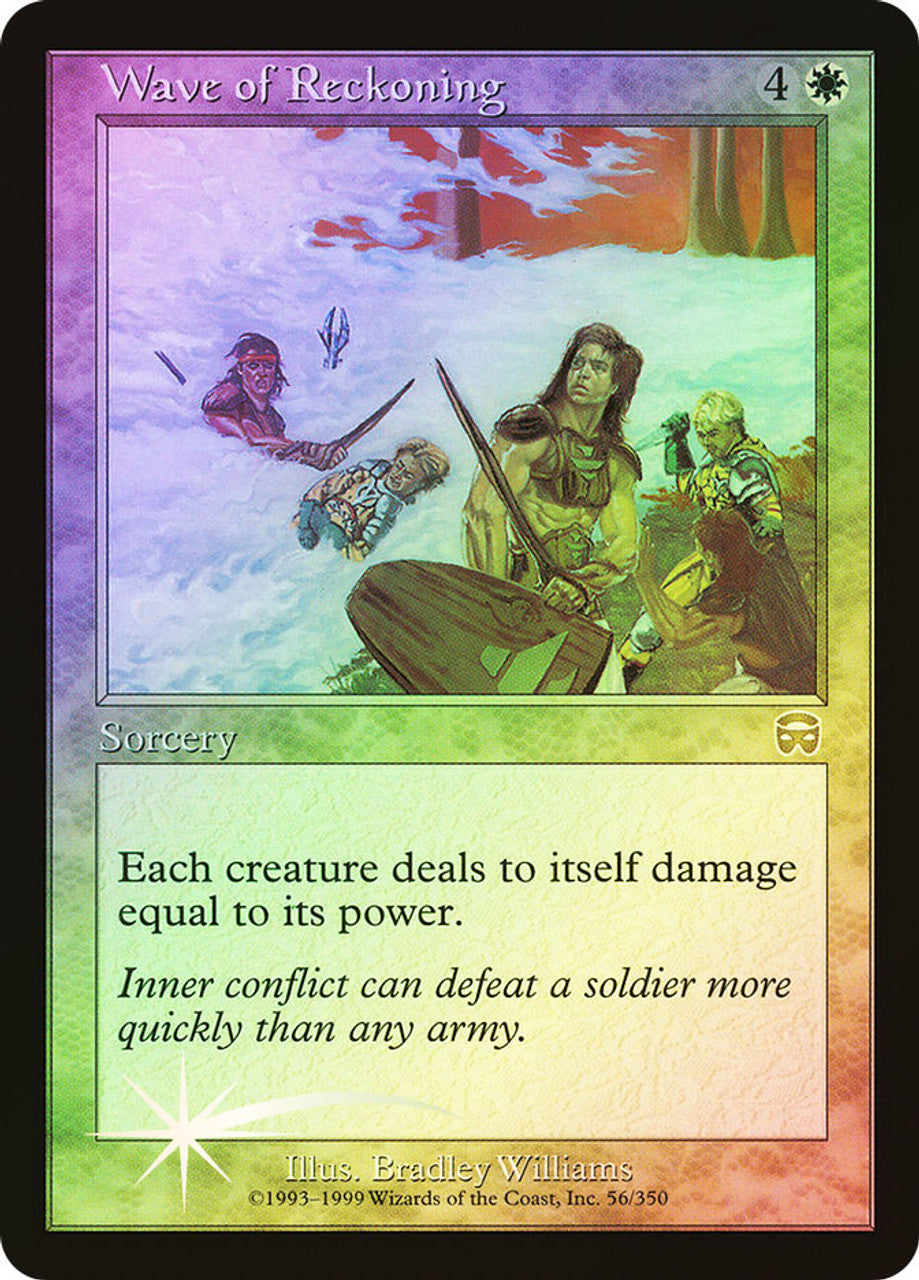 Wave of Reckoning (Mercadian Mask Foil)