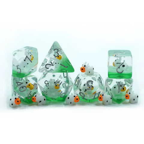 Cow Resin Dice Set