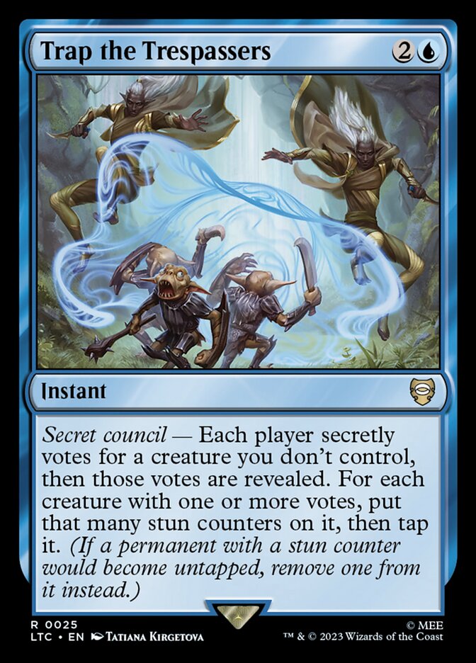 mtg trap cards Trap the Trespassers - MTG Single Card