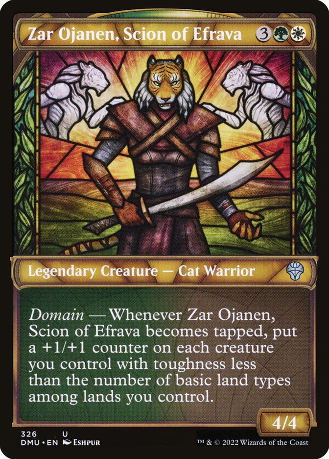 Zar Ojanen, Scion of Efrava dmu 326