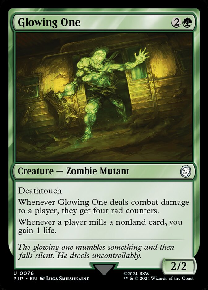 Glowing One pip 76