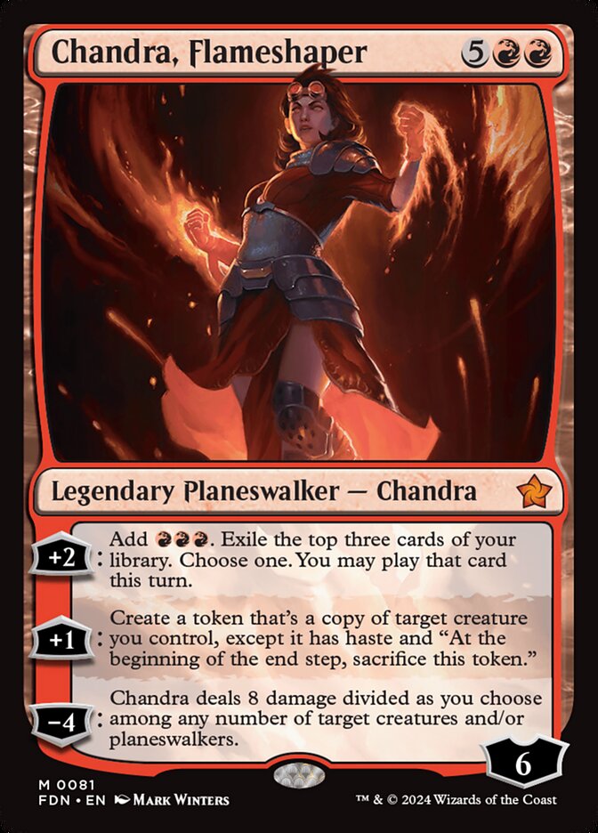 Chandra, Flameshaper fdn 81