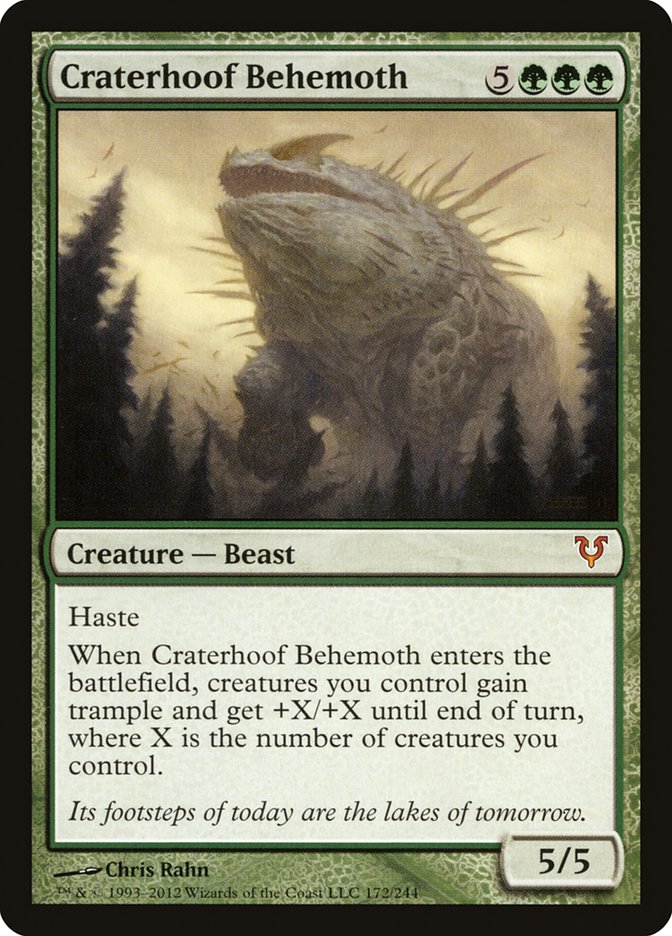 Craterhoof Behemoth avr 172