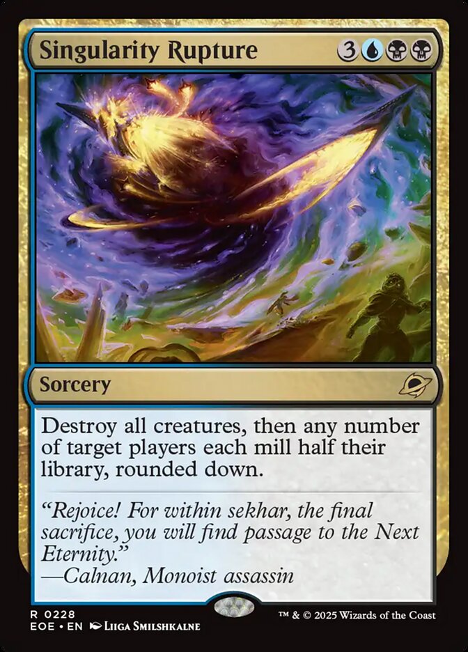 Singularity Rupture eoe 228