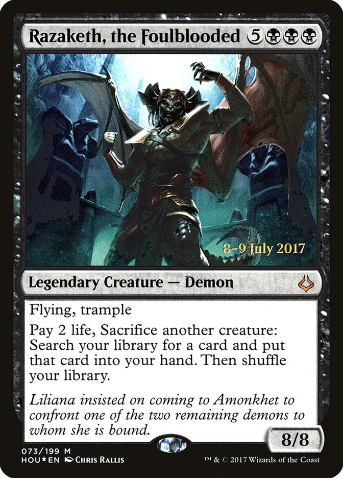 Razaketh, the Foulblooded phou 73s